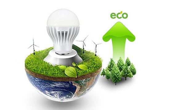 Iluminación LED verde